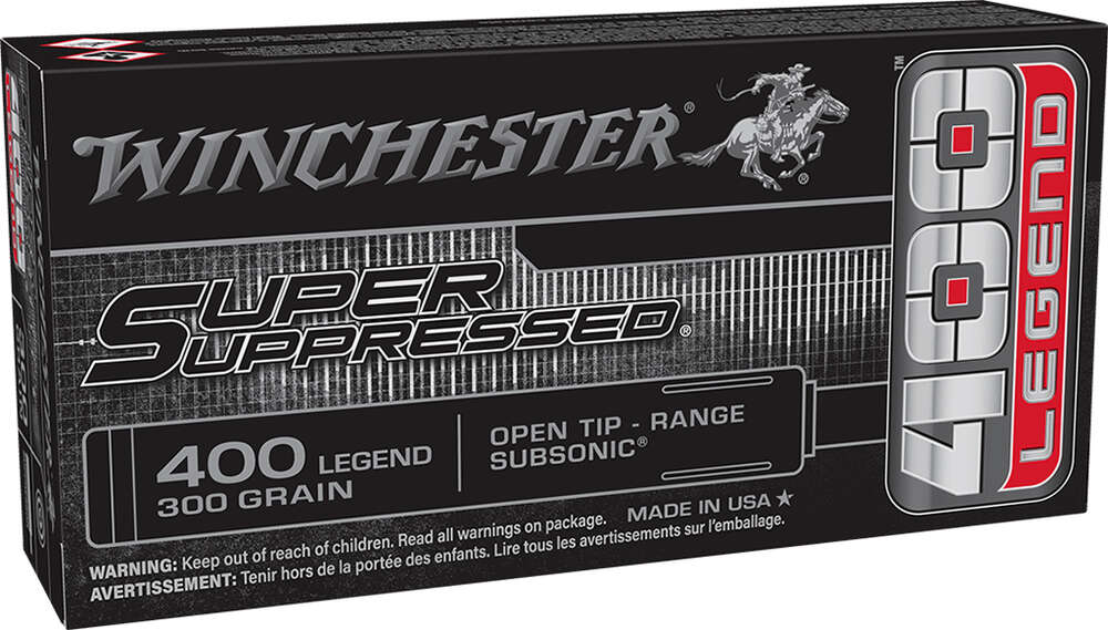 Ammunition Winchester Repeating Arms ZPAP M85 WIN SUPER SUPPRESSED 400LEG 300GR OT 20/10